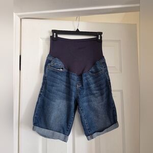 Old navy high waist maternity Shorts Jeans Blue size 4